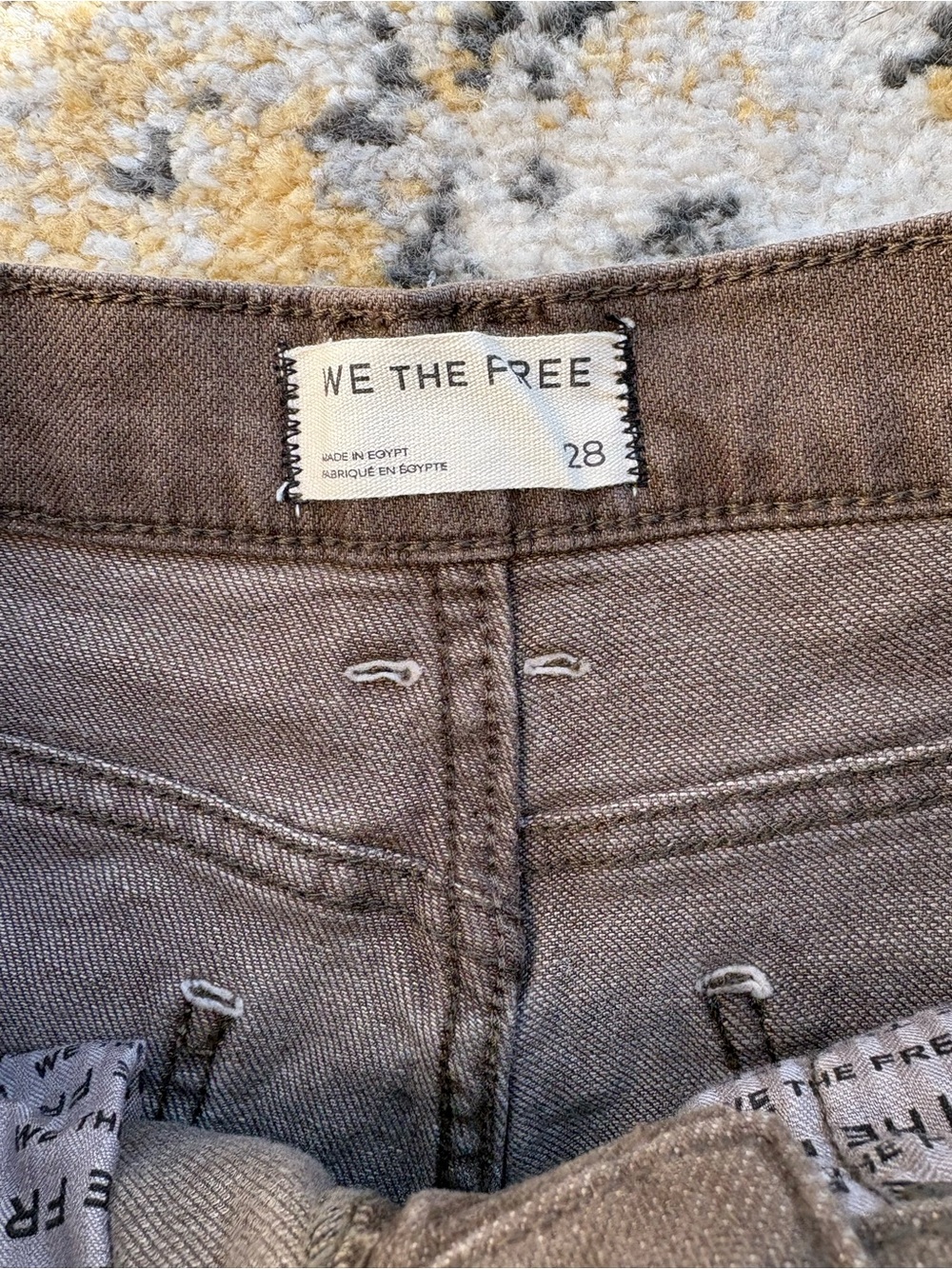 We The Free | Risk Taker Straight Pant in Workwear | Sz 28 - Picture 6 of 9